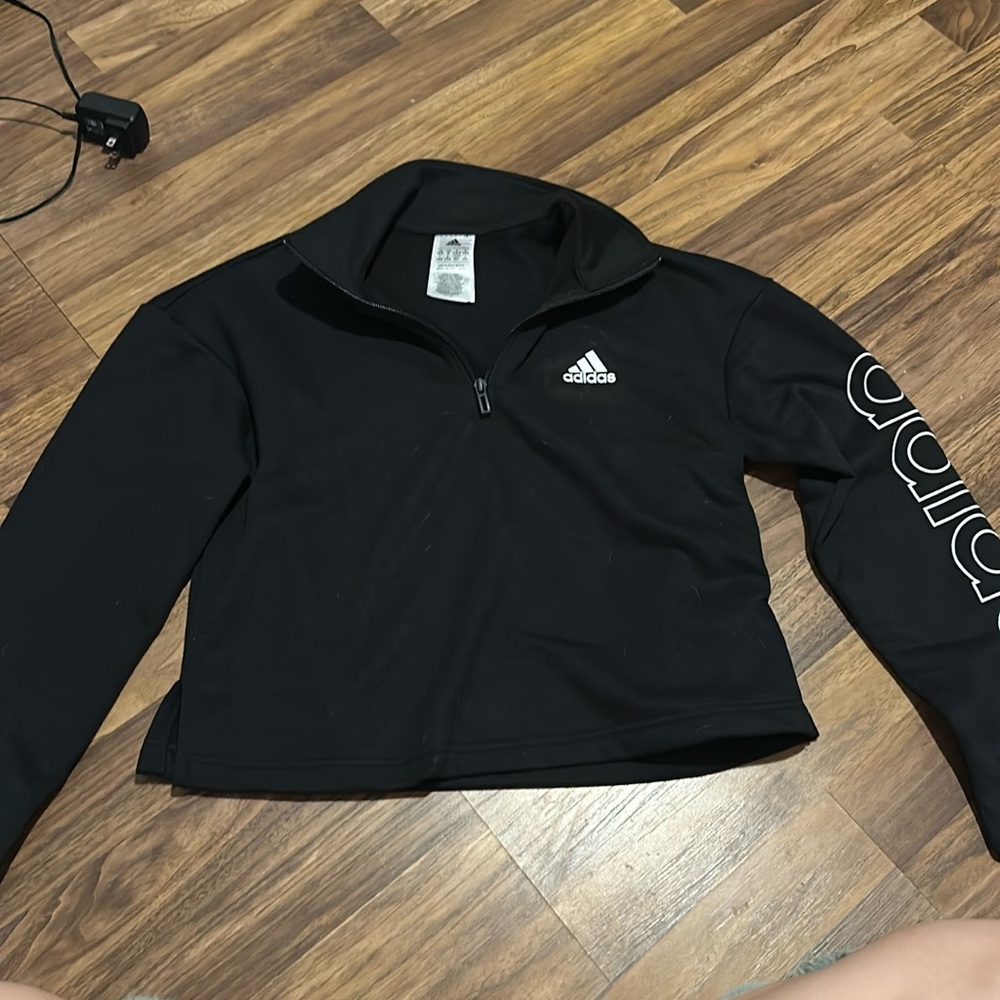 Adidas crop hoodie